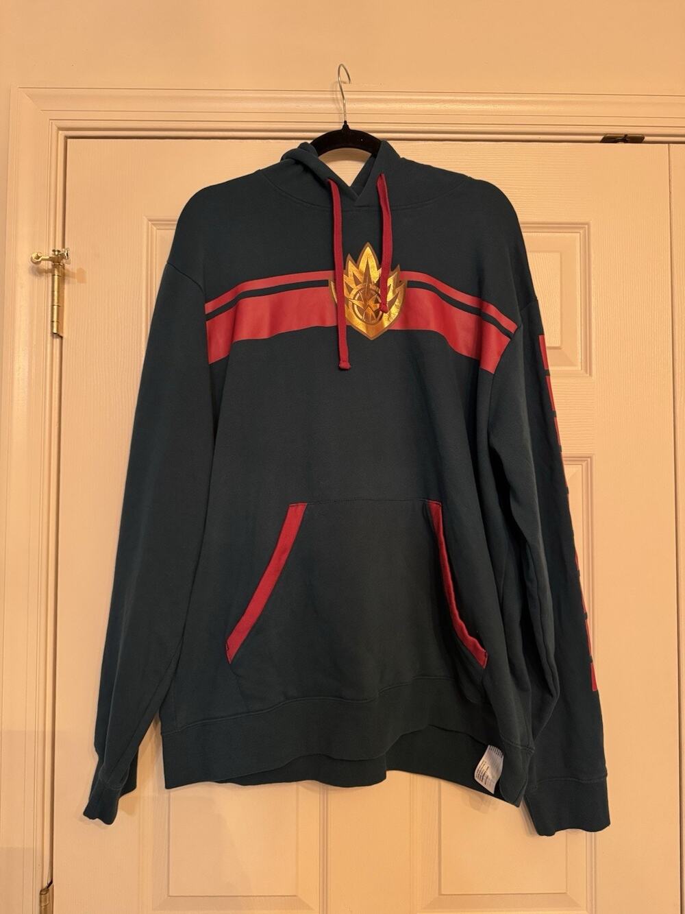 Disney Marvel Guardians of the Galaxy Vol 3 Star-Lord Uniform Pullover Hoodie XL